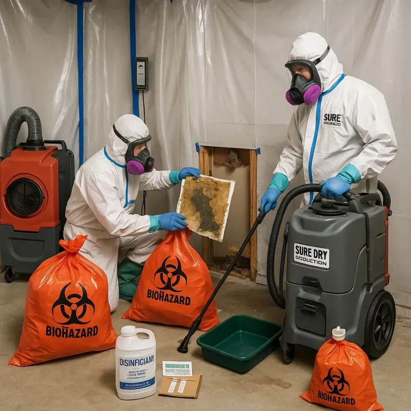 Contaminated Water Handling Protocols process in Wasco, IL