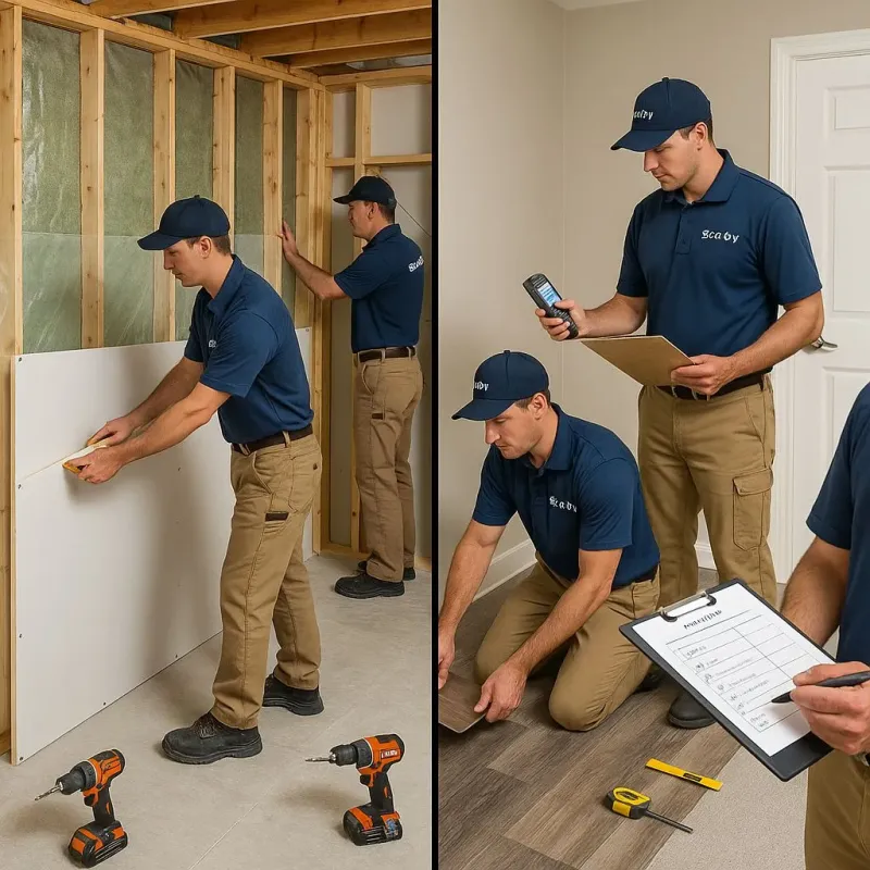 Repairs and Reconstruction process in Wasco, IL